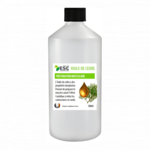 Esc Laboratoire Huile de Cèdre Préparation Musculaire 500ml