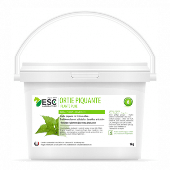 Esc Laboratoire Ortie Piquante Reminéralisation Cheval 1kg