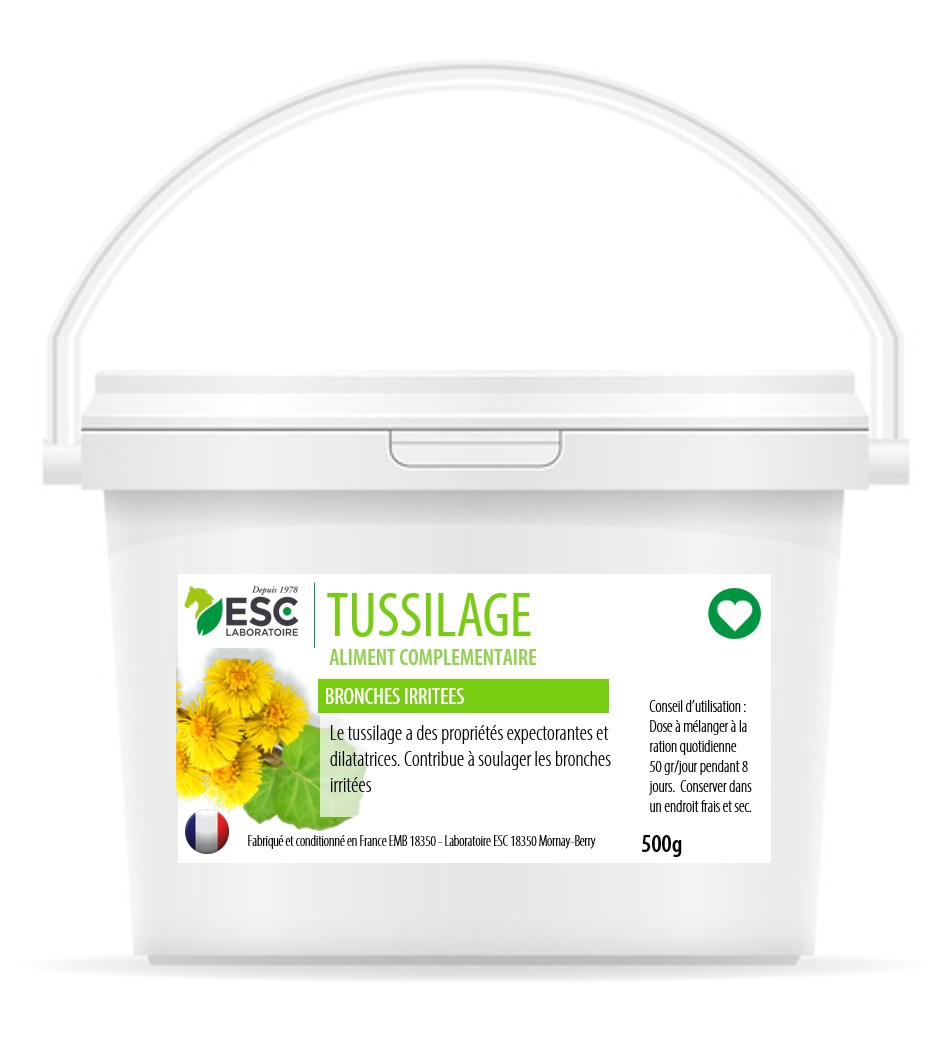 Esc Laboratoire Tussilage - Bronches Irritées Cheval 1kg