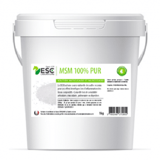 Esc laboratoire MSM 100% pur - protection des articulations du cheval 1kg