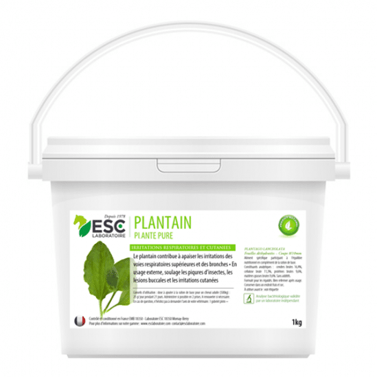 Esc laboratoire - Plantain Irritations Respiratoires et Cutanées 1kg