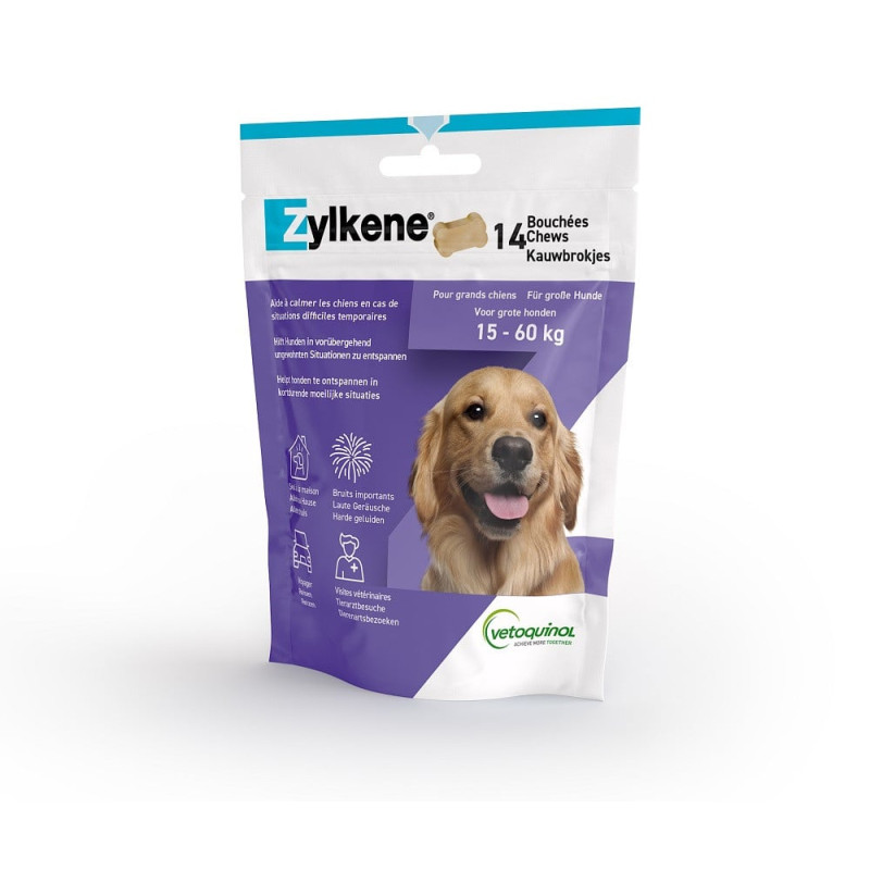 ZYLKENE CHEWS POUR CHIEN 15-60 KG
