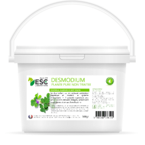 Esc Laboratoire DESMODIUM 100% Pur – Protection du foie et respiration cheval