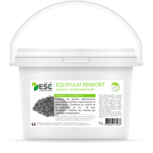 Esc Laboratoire EQUIPULM RENFORT 1 KG – Complément pour les problèmes respiratoires des chevaux