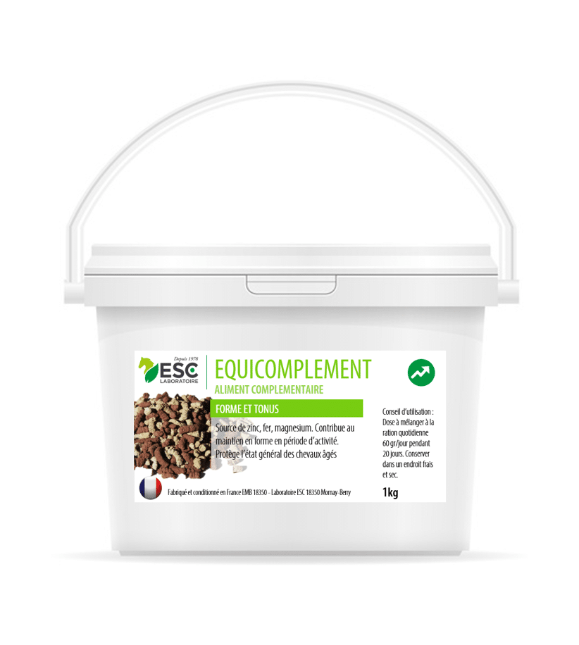 Esc Laboratoire Equicomplément 10kg – CMV pour cheval au pré ou au box
