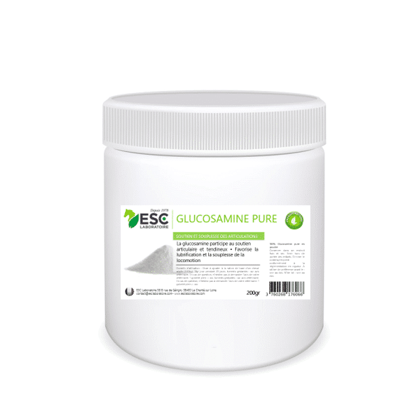 Esc Laboratoire GLUCOSAMINE PURE – Protection du cartilage cheval - 200 g