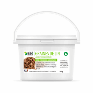 Esc Laboratoire GRAINES DE LIN – Graines non cuites - Seau de 1kg