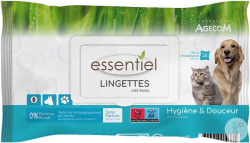 Essentiel Hygiène Et Douceur Lingettes Sans Parfum - 50 Pièces
