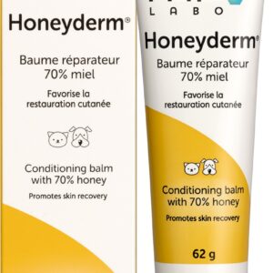 Honeyderm 50 ml – Crème réparatrice, apaisante et cicatrisante au miel pour chiens et chats