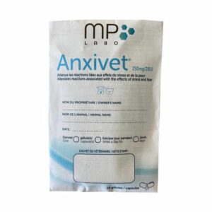 ANXIVET 15 gélules pour chiens et chats – Supplément naturel pour apaiser stress et anxiété