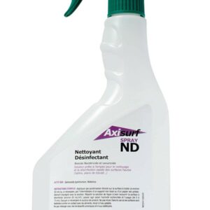 AXIENCE Axisurf ND – Solution hydro-alcoolique nettoyante et désinfectante pour environnement animal (Bidon 5L)