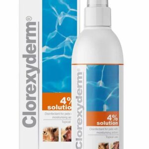 Clorexyderm 4% Solution Spray 200 ml – Antiseptique pour chiens et chats