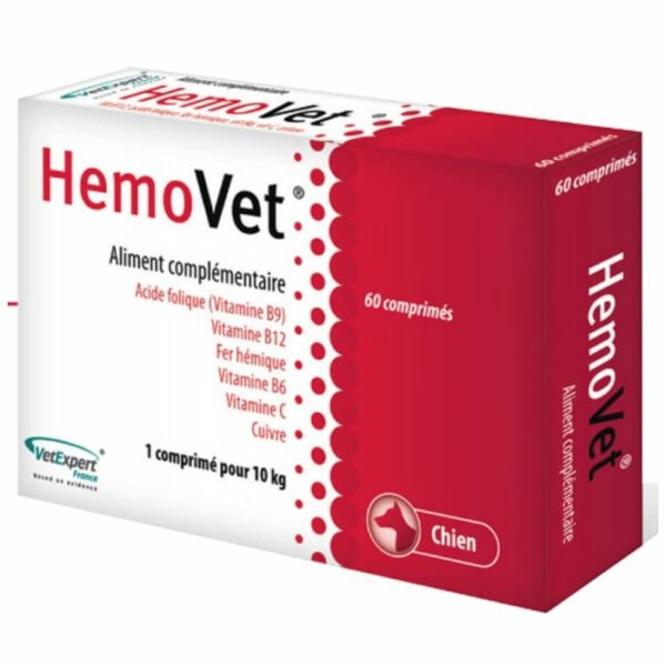 VetExpert Hemovet 60 comprimés