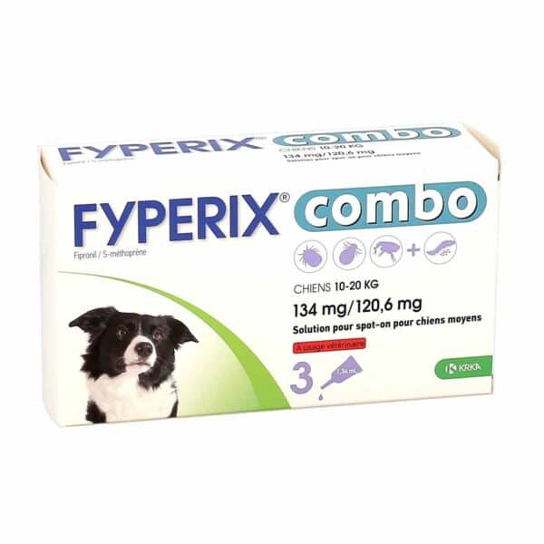 Fyperix Combo Antiparasitaire pour chiens de 10 à 20 kg