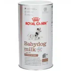 Présentation de Royal Canin Babydog Milk - 400 g Le Royal Canin Babydog Milk - 400 g est un lait maternisé spécialement conçu pour les chiots nouveau-nés (0 à 2 mois). Ce substitut de lait imite la composition du lait maternel, garantissant une croissance harmonieuse et un bon développement des fonctions cognitives. Sa formule exclusive facilite la digestion et soutient le système immunitaire des jeunes chiots. Quand utiliser Royal Canin Babydog Milk - 400 g Dès la naissance : En cas d’insuffisance de lait maternel ou pour les chiots orphelins. Complément alimentaire : Pour aider les chiennes à nourrir les portées nombreuses. Jusqu’à 2 mois : Idéal avant le sevrage et l’introduction d’aliments solides. Propriétés et avantages de Royal Canin Babydog Milk - 400 g Croissance harmonieuse Composition riche en énergie et protéines, proche du lait maternel, pour une croissance régulière et solide. Santé digestive Protéines hautement digestibles : Adaptées au système digestif immature des chiots. Sans amidon : Convient parfaitement aux chiots ne produisant pas encore suffisamment d’amylase. Fructooligosaccharides (FOS) : Favorisent l’équilibre de la flore intestinale et préservent une digestion saine. Enrichi en DHA Soutient le développement du système nerveux et des fonctions cognitives essentielles des chiots. Lait instantané Formule qui se dissout rapidement et sans grumeaux, créant une solution homogène et facile à consommer. Mode d'emploi de Royal Canin Babydog Milk - 400 g Préparation : Dissoudre la poudre dans de l’eau chauffée à environ 70 °C. Remuer jusqu’à obtention d’une texture homogène. Laisser refroidir à environ 38 °C avant de nourrir le chiot. Dosage : Se référer au tableau d’alimentation pour adapter la quantité selon le poids et l’âge du chiot. Fréquence des repas : Nourrissez les chiots plusieurs fois par jour selon leur âge (voir tableau d’alimentation). Conseil pratique : Nettoyez et stérilisez les biberons et tétines après chaque utilisation. Tableau d’alimentation Âge en semaines Mini (1-10 kg) Medium (11-25 kg) Maxi (26-44 kg) Giant (+ 45 kg) 1 3-10 ml (x8) 5-20 ml (x8) 10-25 ml (x8) 15-35 ml (x8) 2 10-30 ml (x5) 15-50 ml (x5) 30-70 ml (x5) 40-80 ml (x5) 3 20-50 ml (x4) 35-90 ml (x4) 60-120 ml (x4) 85-125 ml (x4) 4 25-60 ml (x4) 45-125 ml (x4) 90-170 ml (x4) 120-190 ml (x4) Composition de Royal Canin Babydog Milk - 400 g Ingrédients principaux : Protéines de lait, graisses animales, protéines de petit lait, huile de soja, huile de coprah, huile de poisson (source de DHA), minéraux, fructooligosaccharides (0,48 %), arômes. Composants analytiques : Protéines : 33,0 % Matières grasses : 39,0 % Cendres brutes : 5,0 % DHA : 0,05 % Additifs nutritionnels (par kg) : Vitamine A : 25 000 UI Vitamine D3 : 1 500 UI Fer : 100 mg Zinc : 180 mg Sélénium : 0,43 mg Conditionnement de Royal Canin Babydog Milk - 400 g Ce produit est présenté dans une boîte hermétique de 400 g, incluant une cuillère doseuse pour faciliter la préparation. Ce produit, comme plus de 1000 autres références, est disponible chez Zoo Santé, votre pharmacie vétérinaire en ligne de confiance. En choisissant Zoo Santé, vous bénéficiez d’une livraison rapide, de prix compétitifs et de l’expertise de professionnels de santé animale. Offrez à vos chiots le meilleur dès leurs premiers jours avec Royal Canin Babydog Milk.