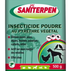 Saniterpen Insecticide Poudre au Pyrèthre Végétal 500 g