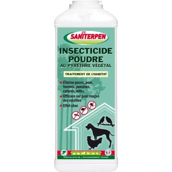 Saniterpen Insecticide Poudre au Pyrèthre Végétal – 250 G