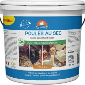 Asséchant Litière Poules au Sec LE FERMIER – 5 kg