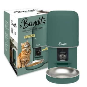 Distributeur de croquettes intelligent Bandit – Vert