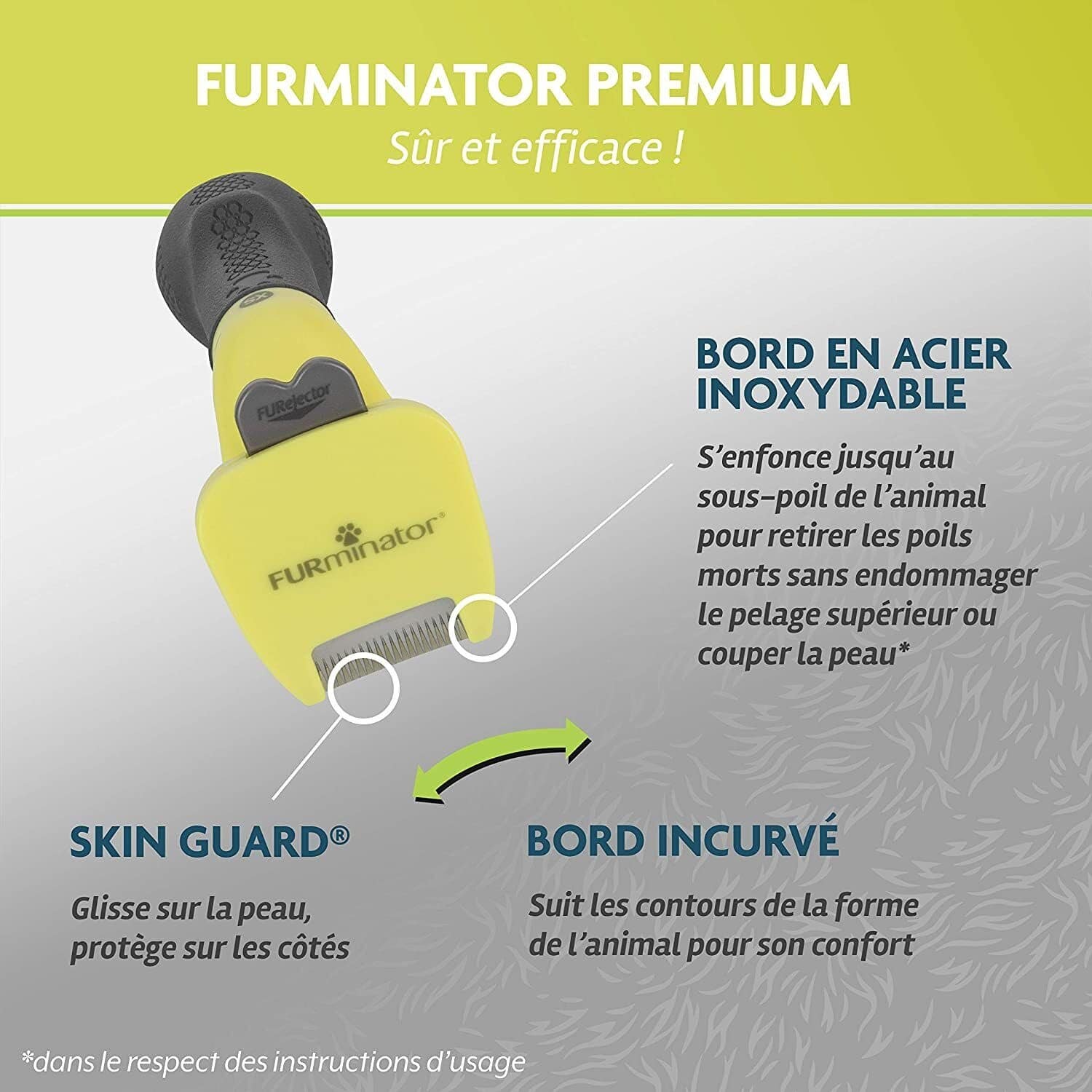 Furminator Brosse – Undercoat XS longs