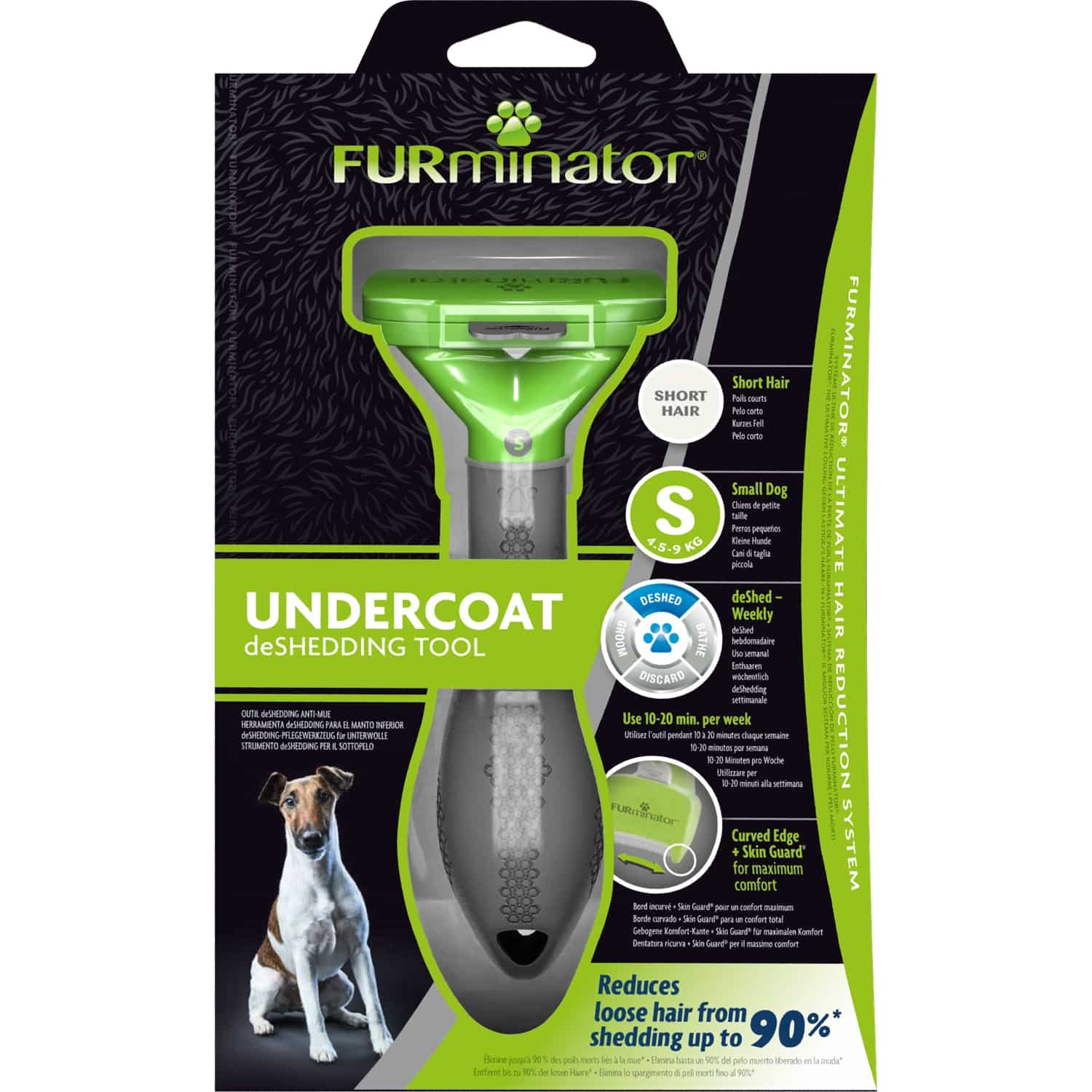 Furminator Brosse – Petit chien courts