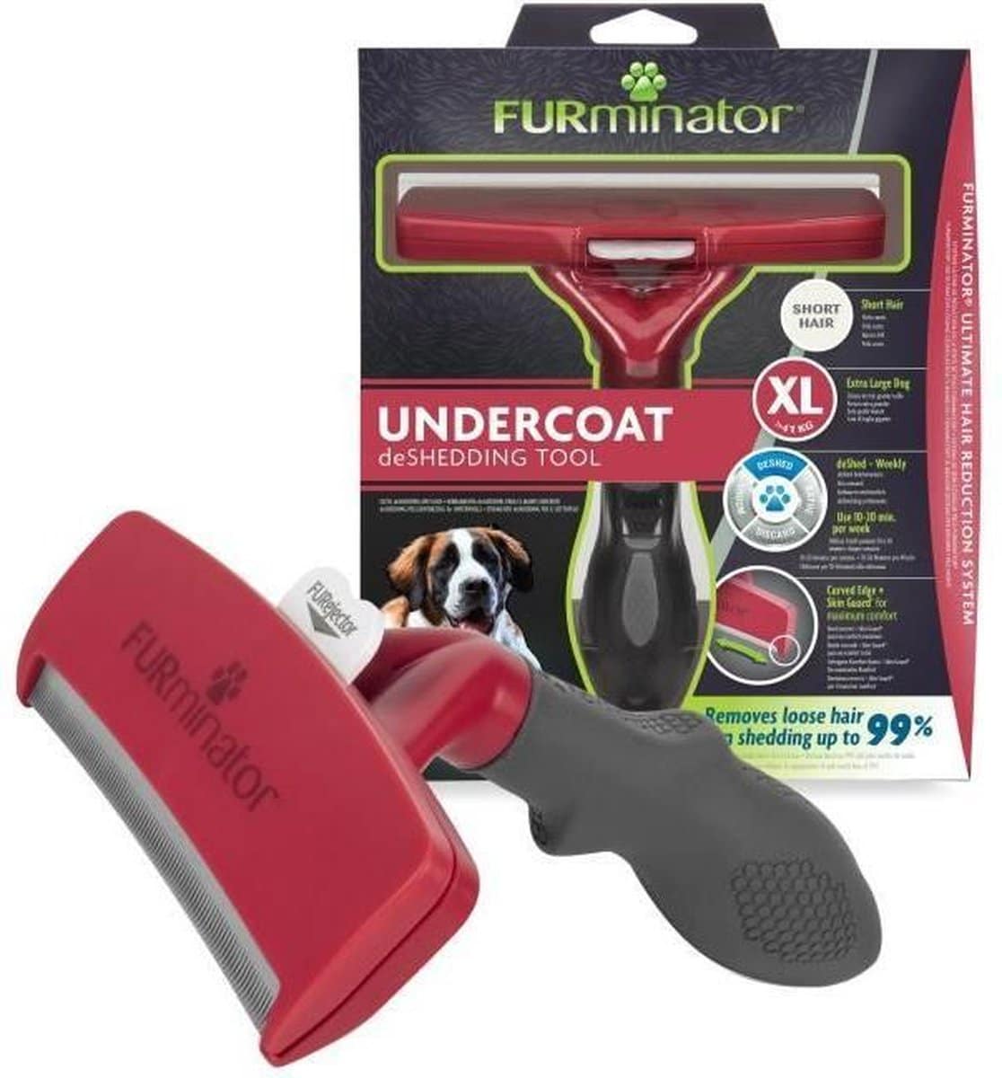 Furminator Brosse rouge
