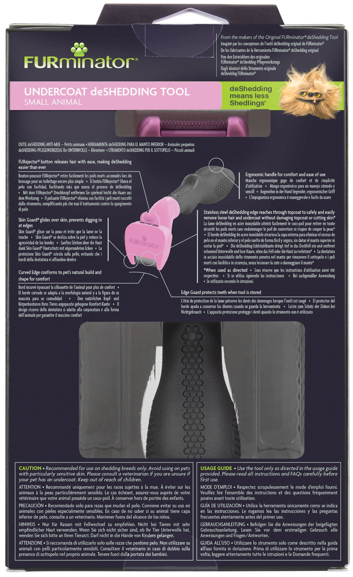 Furminator Brosse – Petits animaux