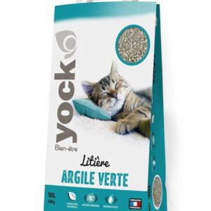 Litière Minérale à l’Argile Verte – 10 L – Yock