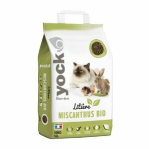 Litière de Miscanthus Bio – 16 L – Yock Bien-Être