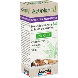 ACTI Huile de CBD 2% + Huile de Saumon 10ml - Agecom