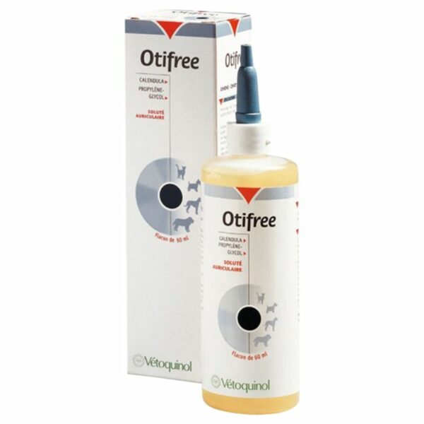 Otifree Vetoquinol 160 ml Nettoyant Auriculaire pour Chiens et Chats