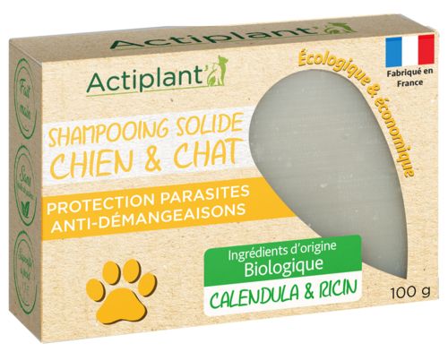 ACTIPLANT' – Shampoing Solide Anti-Démangeaisons – Agecom – 100 g