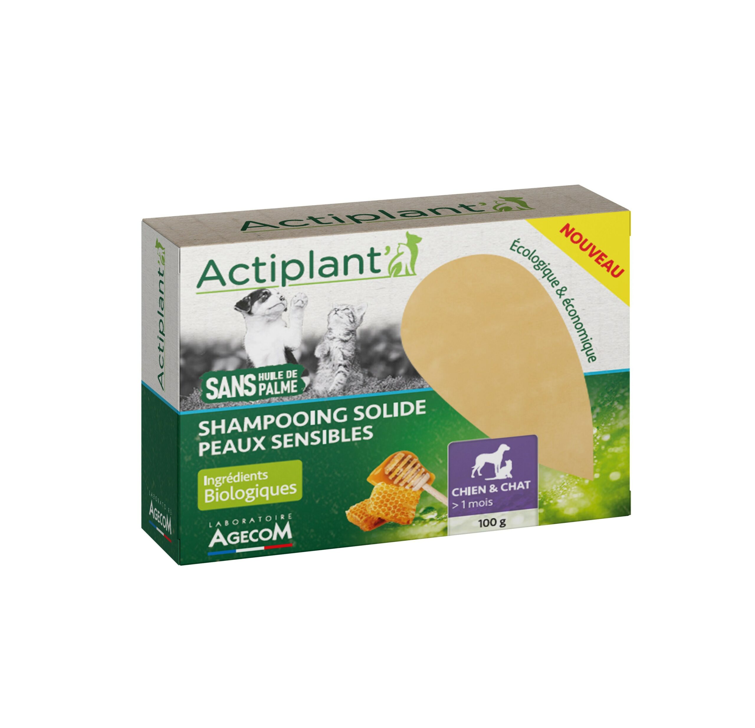 Agecom Actiplant Shampoing Solide Sensibles