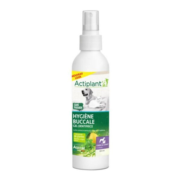 Actiplant' – Hygiène buccale chien et chat – Gel dentifrice 125 ml