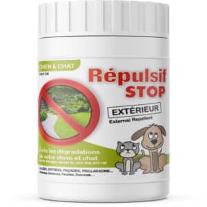 Répulsif Stop Granulés Extérieur – 400 g – Chien et Chat