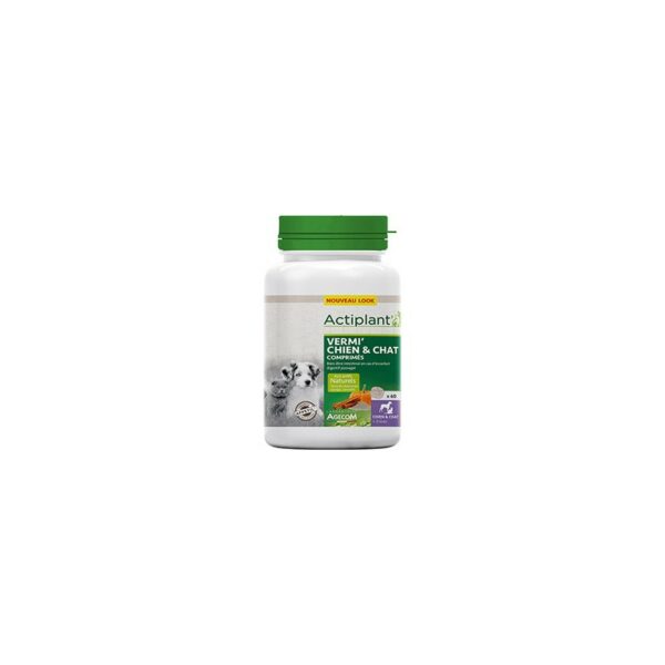 ACTIPLANT - VERMI'CHIENS/CHATS – 60 comprimés – Agecom
