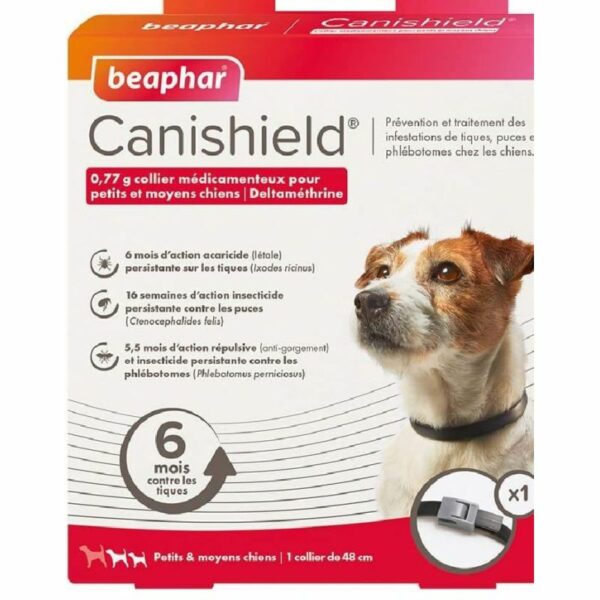 Beaphar Canishield Collier Petits et Moyens Chiens – 48 cm