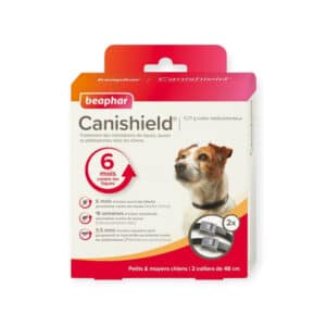 Beaphar Canishield Collier Petits et Moyens Chiens – 2 Colliers