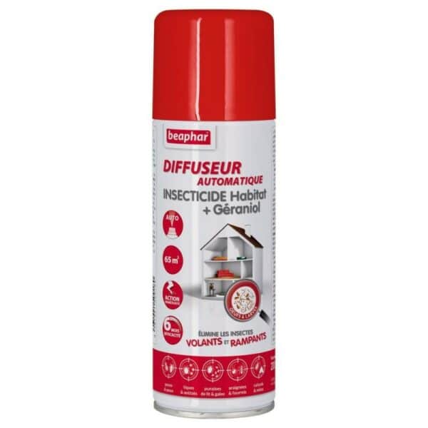 Beaphar Diffuseur Automatique Insecticide Habitation – 200 ml