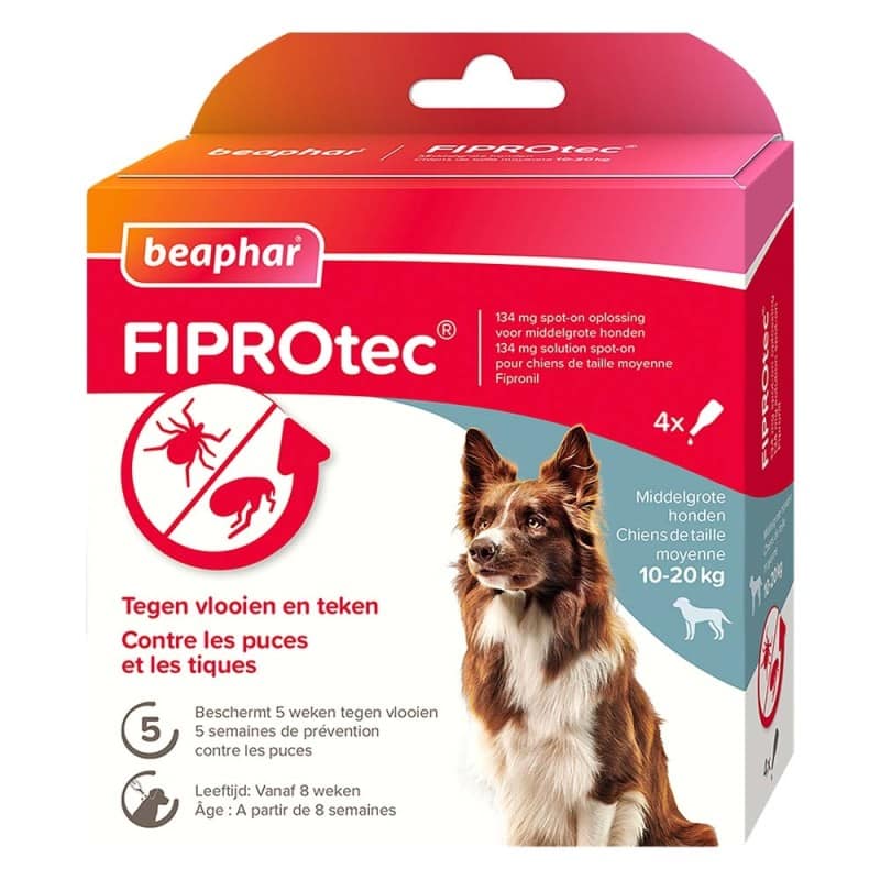 Beaphar FIPROTEC Spot-on Chien moyen