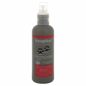 Beaphar Shampooing Sec Chat Sans Rinçage – Bambou & Eau de Rose – 200 ml