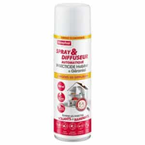 Beaphar Spray & Diffuseur Automatique Insecticide Habitat – 500 ml