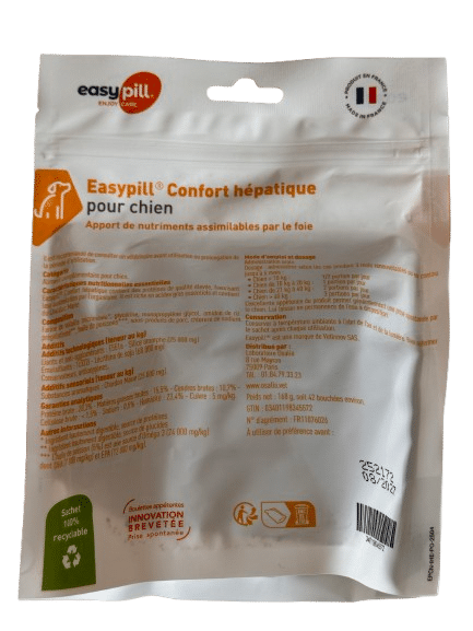 Easypill Confort Hépatique Chien - Soutien Hépatique de Qualité - 42 bouchées appétentes – Image 3