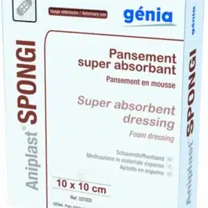 Aniplast Spongi Pansements Mousse Super Absorbants 10x10 cm x10
