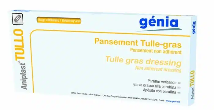 Aniplast Tullo Pansements Tulle-gras non adhérent 10x20 cm x10
