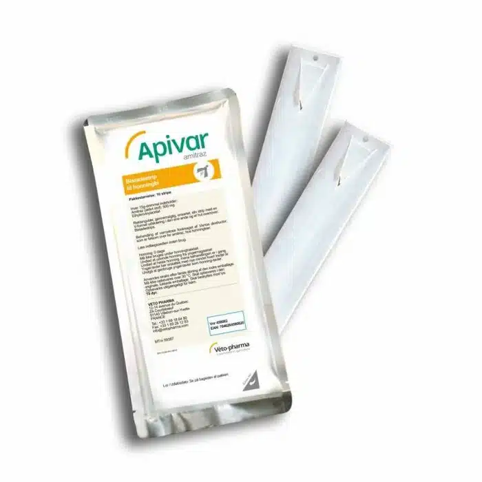 APIVAR 10 lanières - Traitement varroose abeilles