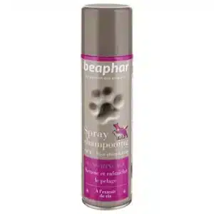 Beaphar Spray Shampooing Sec Sans Rinçage à l'Extrait de Riz 250 ml