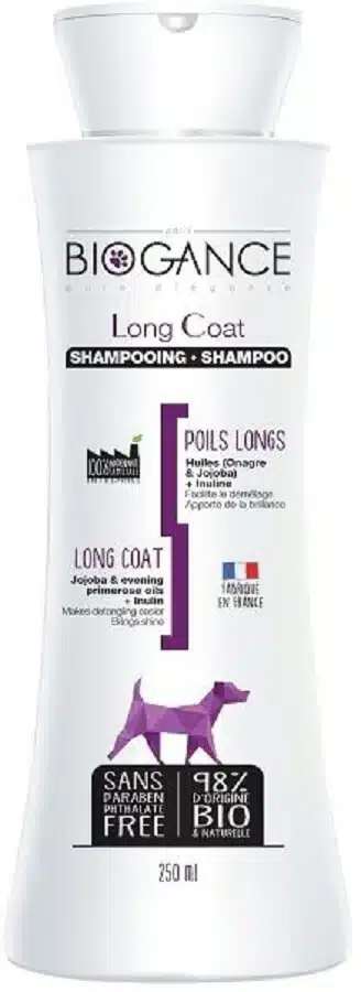 Biogance Shampooing Poils Longs pour Chien, Chiot et Chat 250 ml