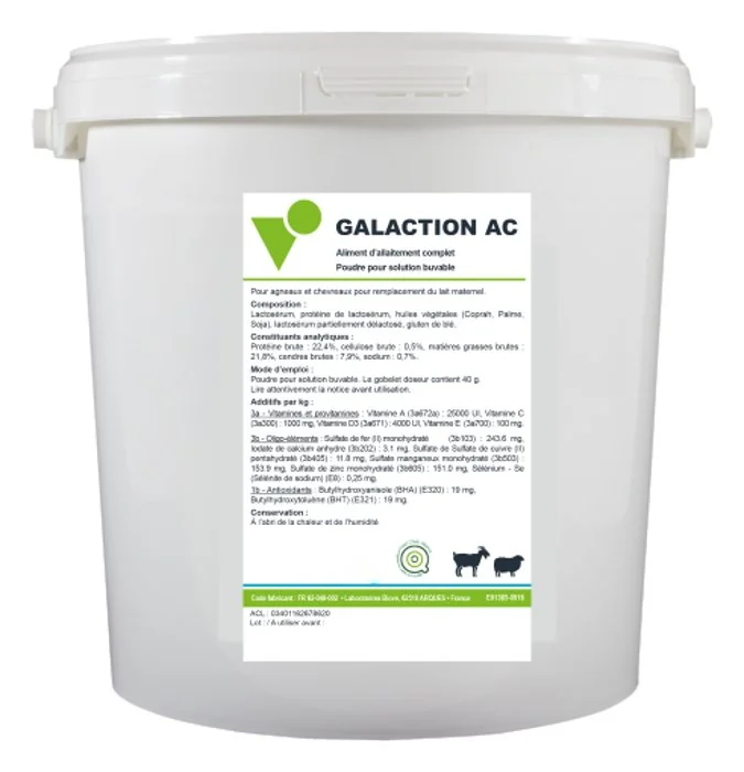 Biové Galaction AC 2 kg - Aliment d'allaitement pour chevreaux et agneaux