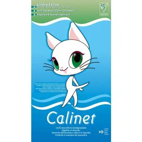 Calinet litière végétale chat 10 L